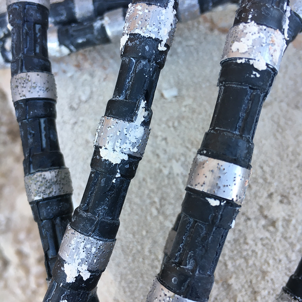 带钎焊的高效线金刚石锯天然石材